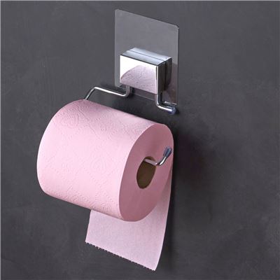 Dérouleur papier toilette chrome - gris chrome