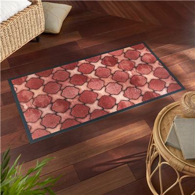 Tapis 40x60 - rouge tomette