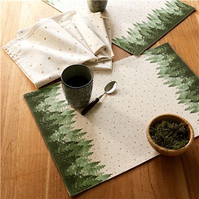 Sets de table 35x48 lot de 2 - blanc écru